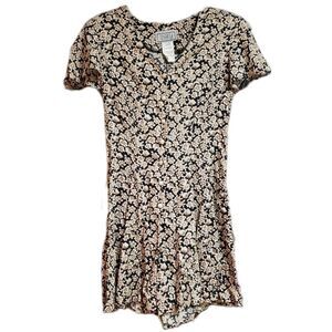 90s Grunge Indie Sleaze Floral Romper